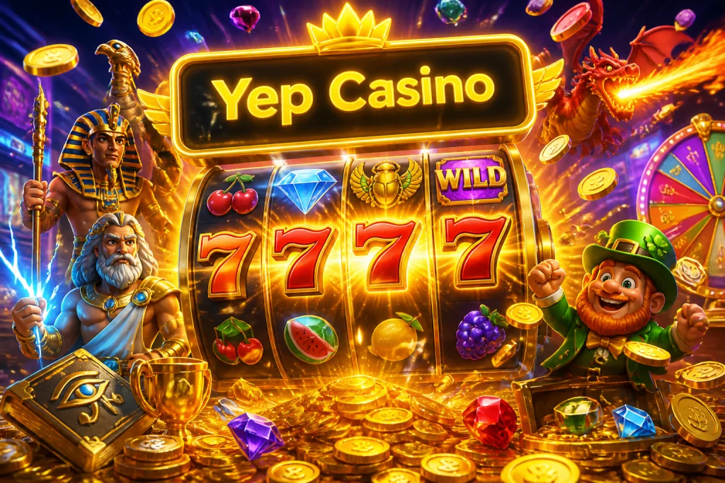 Symbolbild für sicheren Zugang bei Yep Casino: ein geschützter Tresor öffnet sich Richtung Zahlungskarte